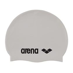 Arena Classic Silicone Gorro de Natación Unisex, Gorro de Natación para Mujeres y Hombres, Gorro de Natación con Borde Reforzado, Gorro de Natación Suave y Resistente