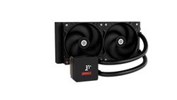 ENERMAX LIQMAX IV 240mm AIO CPU waterkoeling|Dual Chamber|TDP 360W+|Intel LGA 1851/1700/115x/2066| AMD AM5/AM4 | Digitale weergave | 2x 120 PWM Performance Flow Fan | ELC-LMIV240-SF