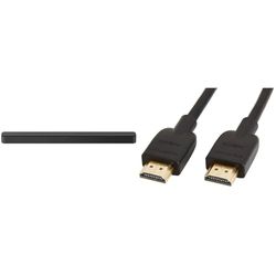 Sony HT-SF150 Soundbar 2.0 Canali, Colore Nero & Amazon Basics - Cavo HDMI 2.0 ad alta velocità, supporta Ethernet, 3D, video 4K e ARC, 0,91 m (standard più recente)