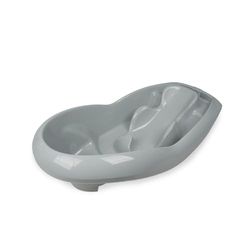Thermobaby Bañera Laguna Gris Charm - Desde el nacimiento hasta los 12 meses - Fabricado en Francia