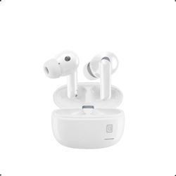 cellularline - ECLIPSE - Auricolari In-Ear Wireless con Custodia di Ricarica - Bluetooth - Con Tecnologia ANC ed ENC - Playtime totale 18 ore - Bianco