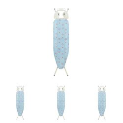 Addis Ironing Board Cover In Floral Blue, fits small to medium Ironing boards up to 111 x 35cm (Pack of 4)