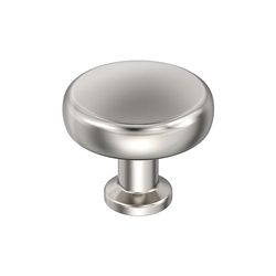 Amerock BP36780PN | Factor 1-1/4 inch (32mm) Diameter Polished Nickel Cabinet Knob | Kitchen Cabinet Hardware | Furniture Hardware | Drawer Handle