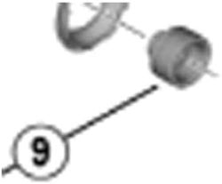 SHIMANO Y0m598050 WH-R9200-C50-TU-R Écrou Gauche Unisexe, Argenté, Taille Unique