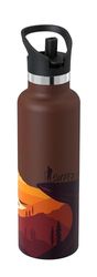 Super Sparrow Waterfles 750ml, RVS Drinkfles, Waterflessen Herbruikbaar Rietje, Lekvrije Sportwaterflessen BPA Vrij, Waterfles Vaatwasserbestendig voor Sport, Outdoor