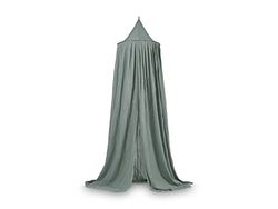 Jollein Moustiquaire Vintage, 245 cm Hauteur, Vert Cendré