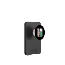 Jersey del orgullo de Djibouti de América con media bandera de Djibouti PopSockets PopWallet para MagSafe