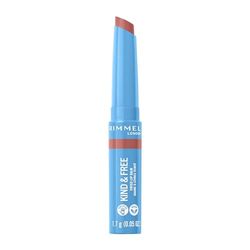 Rimmel, Kind & Free, Bálsamo labial con color, 002 Natural Apricot, 4g