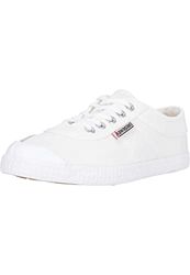 Kawasaki Unisex original teddy kanvas sko låg-topp sneakers, 1002 vit, 38 EU