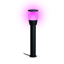 WiZ Elpas Utomhus Piedestal Startkit (WiZ Color), Svart - Smart LED belysning (WiFi och Bluetooth), 12V, 2700-6500 Kelvin, Dimbar i kallvitt till varmvitt, IP65