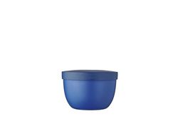 Mepal – Snackpot Ellipse – Food Container for Storing and Transporting Snacks - Suitable for Freezer, Microwave & Dishwasher - 350 ml – Vivid Blue