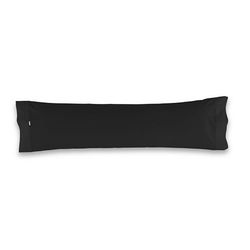 Almohada kleur zwart - 45 x 170 cm - 50% katoen / 50% polyester - 144 hilos gramage: 115