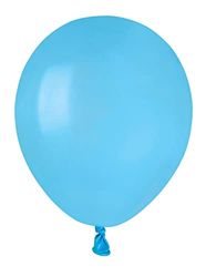 Pack 100 balloons in natural latex Premium Quality A50 (Ø 13cm / 5"), light blue