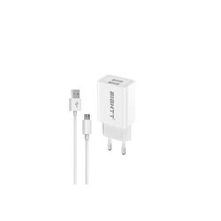 watiowave 5V 2.4A Micro USB Charger for Smartphone and Tablet, Ideal for Fast and Efficient Charging at Home or Travel.
