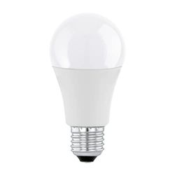 EGLO Led E27, lampadina, lampada Led, 9 watt (equivalente a 60 watt), 806 lumen, E27 Led, 3000 Kelvin, lampadina Led, lampadina A60, Ø 6 cm