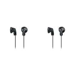 Sony MDR-E9LP Cuffie In-Ear, Nero (Confezione da 2)