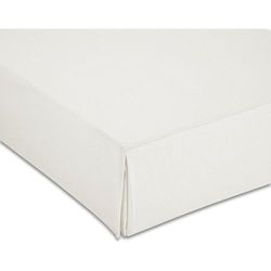 ECOMMERC3 | Copri letto per letto 105 dimensioni Faldon per letto 105 x 190/200 cm - Copri canape colore bianco, vestibilità antiscivolo e traspirante, 100% Made in Spain