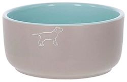 Kerbl Pet Gamelle en céramique Spirit Gris/Turquoise, 1500ml