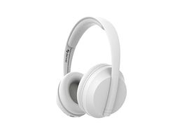 Denver BTH-235W White Wireless Bluetooth Headphones - Bluetooth 5.3, 22 Hours Playtime, Built-in Microphone, Hands-Free Function, Comfortable Design, White