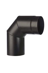 ALASMALTO top R40200500220 Tubos de Escape para Chimenea, Acero porcelánico