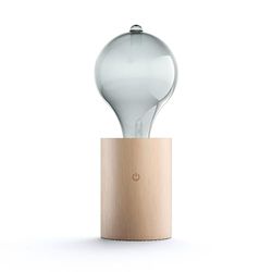 PRANAROM - Diffusore EDISON Oli Essenziali ad Ultrasonico Premium - Legno e Vetro - Diffusione Atmosferica - Luce Ambiente - Effetto nebbia - Regalo per le Feste