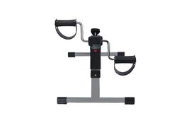 Endless Esercizio di pedali pieghevoli con monitor LCD | Nero | Materiale: acciaio in lega | Mini esercizio da scrivania bicicletta per bicicletta portatile per esercizi con braccio e gambe | Per