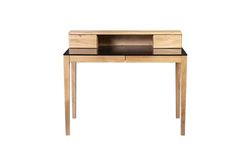 M2 Kollektion Henrik Bureau en Bois Marron/Noir 110 x 75 x 91 x 60 cm