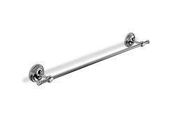 Croydex Toallero Flexi-Fix 1919, Cromo, Cromado, 8.4 x 69.5 x 7 cm
