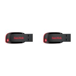 SanDisk 128GB Cruzer Blade USB 2.0 Flash Drive (Pack of 2)