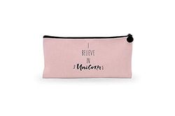 Bonamaison Digitally Printed Canvas Pencil Pouch with Zipper, Zipper Pencil Case for School, Canvas Pen Bag for Kids, Boys, Girls, 100% Cotton, Unisex, 1 Piece, 21x12 Cm