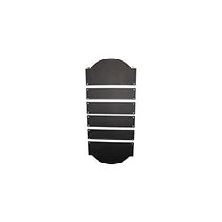 Chalkboards UK Hanging Ladder Display with 4 Panels, Wood, Black, 75 x 42 x 0.06 cm
