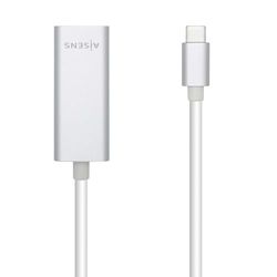 Conversor - conversor USB 3.1 gen1 USB-c a ethernet gigabit rj45 Hembra, 15 cm, Ideal para conectar Dispositivos a Redes Ethernet.