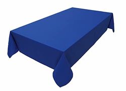 Tablecloth, Table Linen, 100% Cotton, Concept Collection, Choice of Colours and Sizes (Tablecloth - 150 x 260 cm, Royal Blue)