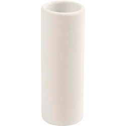 Vaas, wit, H: 11 cm, d 4 cm, 1 stuk/ 1 Pq.
