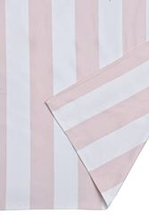 Sleepdown Striped Large Beach Towel Soft Microfiber Absorbent Swimming Pool Travel Camping Bath Sauna Gym Yoga with Bag - Blush - (160 x 90cm)