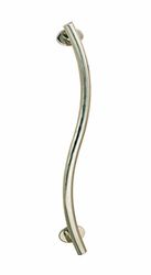 Homecraft Grab Rails with Polished Stainless Steel, Safety Support Grab Bar for Bathroom and Around the Home, Mobility Aid for Elderly, Disabled, and Handicapped, Curved, 610 mm
