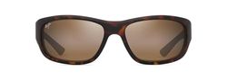 Maui Jim Unisex musklele solglasögon, matta mörk Havana, 64-17-125, Matt mörk havana, 64-17-125