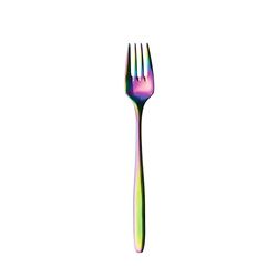 Mäser, Série Nigran Ensemble de fourchettes en acier inoxydable pour 12 personnes Motif arc-en-ciel