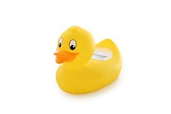 Rotho Babydesign Termómetro de casa de banho pato com medição digital, para a temperatura ideal de banho, amarelo, 20439