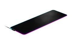 SteelSeries QcK Prism XL - Tapete de rato para jogos - iluminação RGB de 2 zonas - iluminação de eventos em tempo real - otimizada para sensores de jogo - tamanho XL (900 mm x 300 mm x 2 mm)