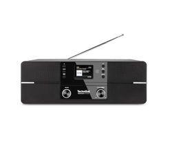 TechniSat DIGITRADIO 371 CD BT - Stereo digitalradio (DAB+, FM, CD-spelare, Bluetooth, färgdisplay, USB, AUX, hörlursuttag, kompaktsystem, väckarklocka, 10 watt, fjärrkontroll) svart