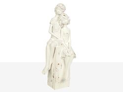 FIGURA PAREJA NIÑOS RESINA