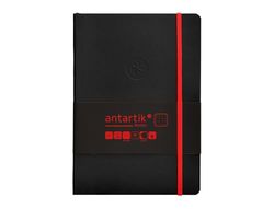 Antartik QUADERNO CON GOMLA NOTES COPERCHIO BIANCO A5 FOGLIE PUNTI NERO E ROSSO 80 FOGLIE 80 GR FSC