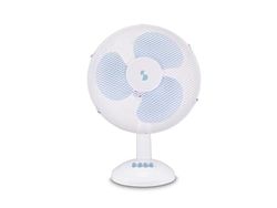 BEPER P206VEN231 Tafelventilator, 35W, 3 Bladen, Stalen rooster Ø30 cm, 3 Snelheden, Verstelbaar kantelen, Automatische oscillatie, Maximale stabiliteit op verhoogde oppervlakken