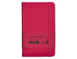 Antartik Cuaderno con gomilla notes tapa dura a6 hojas cuadricula burdeos 100 hojas 80 gr fsc.