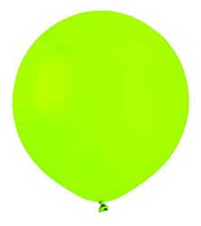 Pack 25 balloons in natural latex Premium Quality G150 (Ø 48cm / 19"), light green