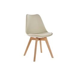 DKD Home Decor Silla 48 x 54 x 82 cm Beige Polipropileno Haya