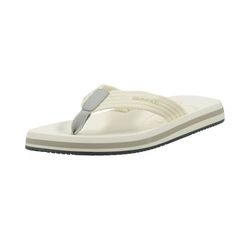 GANT Men Brodale Flip-Flop, White, 10 UK