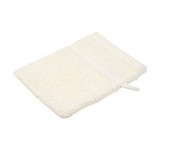 Gözze - Conjunto de 4 luvas de banho, macio e absorvente, algodão, 16 x 21 cm - natural