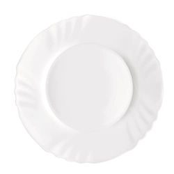 Bormioli Rocco 6181503 Ebro Piatto Opale per Frutta, 20 cm, Bianco